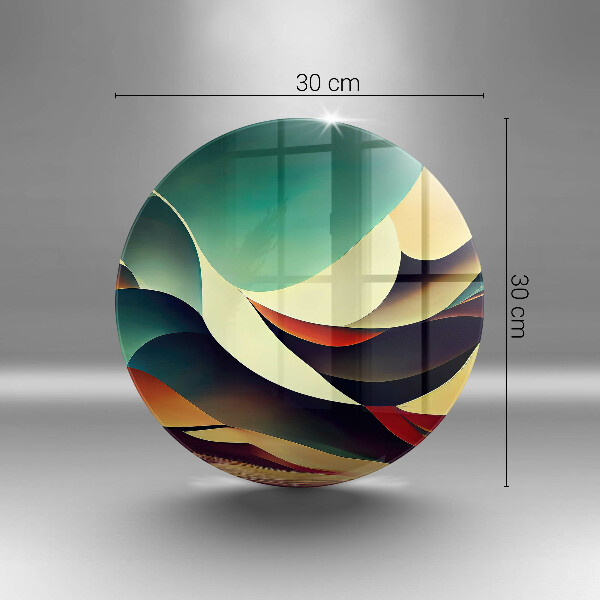 Tocător din sticlă Abstracția formei