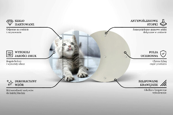 Tocător de bucătărie Pisicuță drăguță