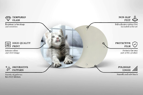 Tocător de bucătărie Pisicuță drăguță