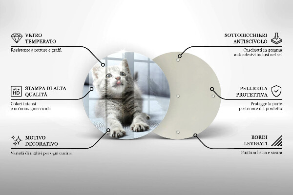 Tocător de bucătărie Pisicuță drăguță