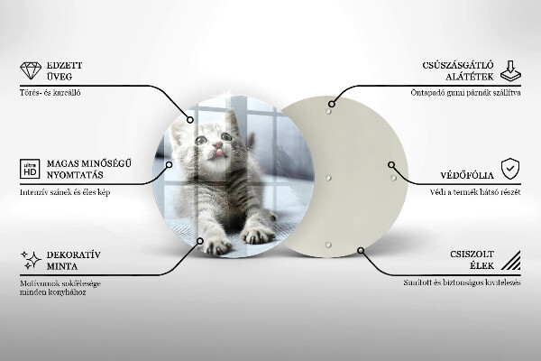 Tocător de bucătărie Pisicuță drăguță