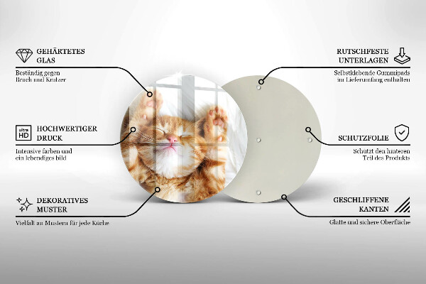 Tocător de bucătărie Pisicuță drăguță