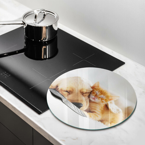 Tocător de bucătărie Animale câine și pisică