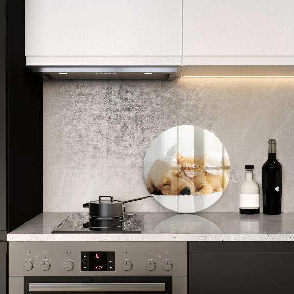 Tocător de bucătărie Animale câine și pisică