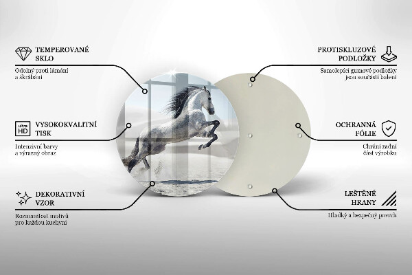 Tocător de bucătărie Călărețul alb