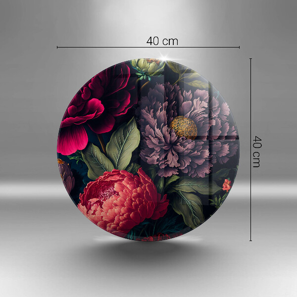 Tocător din sticlă Flori frumoase