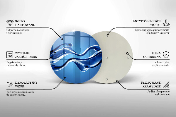 Tocător de bucătărie Abstracția fluidelor