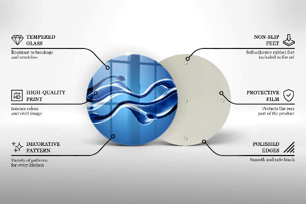Tocător de bucătărie Abstracția fluidelor
