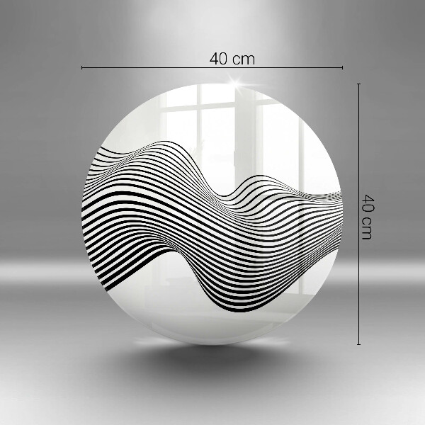 Tocător din sticlă Abstracția liniară