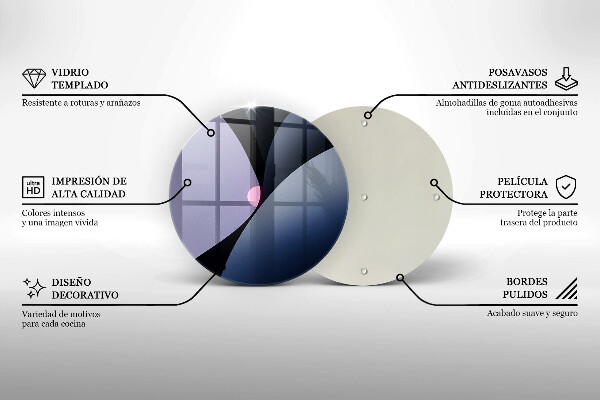 Tocător de bucătărie Forme abstracte