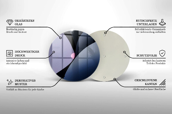Tocător de bucătărie Forme abstracte