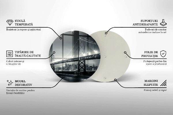 Tocător de bucătărie Podul Benjamin Franklin