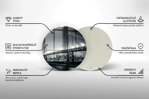 Tocător de bucătărie Podul Benjamin Franklin