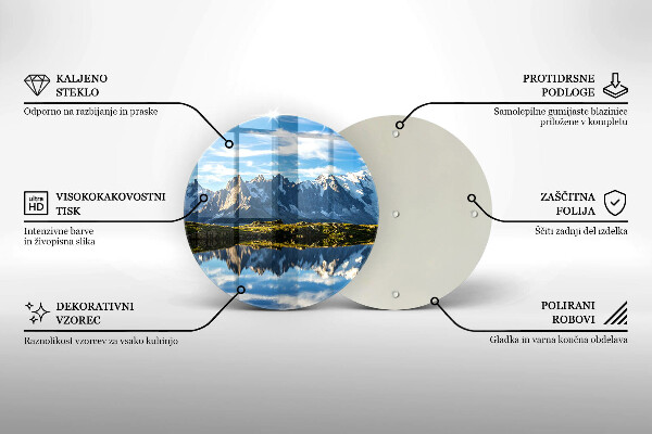 Tocător de bucătărie Peisaj montan