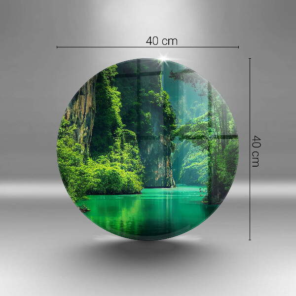 Tocător din sticlă Peisaj lagunar