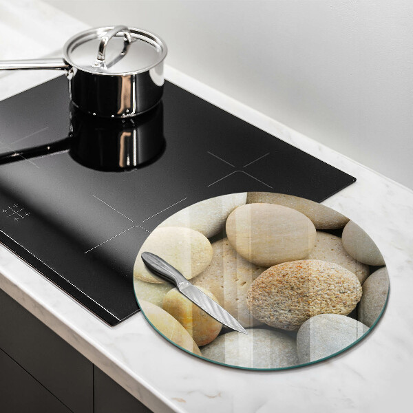 Tocător de bucătărie Model de pietre ovale