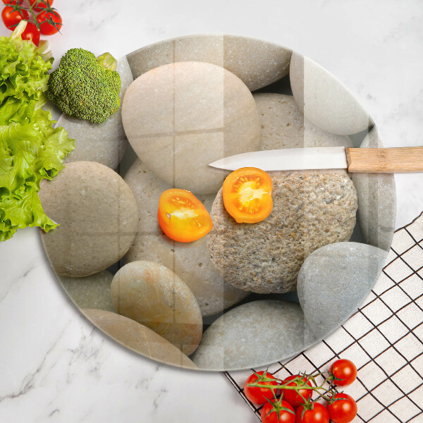 Tocător de bucătărie Model de pietre ovale