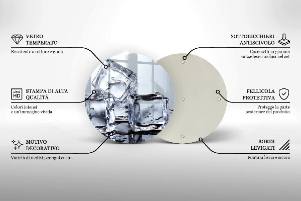 Tocător de bucătărie Cuburi de gheata