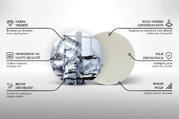 Tocător de bucătărie Cuburi de gheata