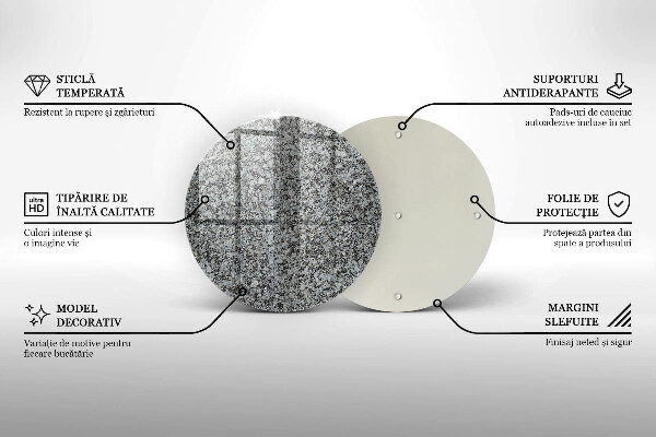 Tocător de bucătărie Textura de piatră