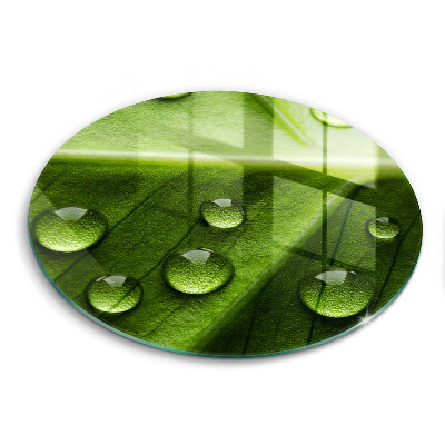 Tocător de bucătărie Natură rouă și frunze