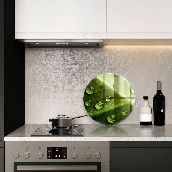 Tocător de bucătărie Natură rouă și frunze