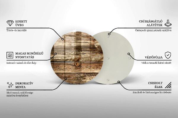 Tocător de bucătărie Textura scândură de lemn