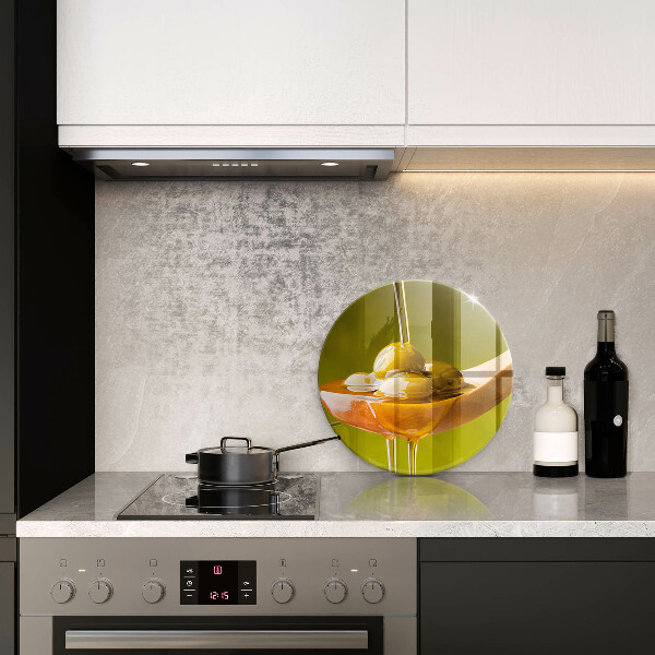 Tocător de bucătărie Ulei de măsline și măsline