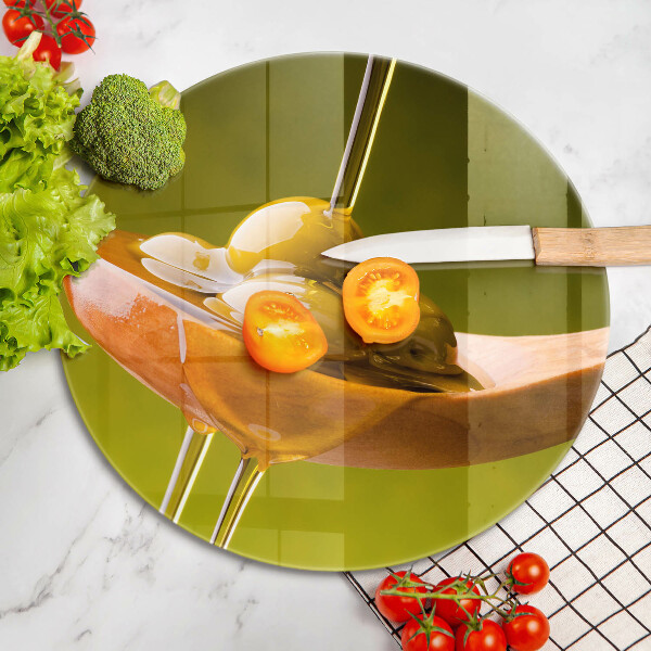 Tocător de bucătărie Ulei de măsline și măsline