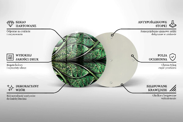 Tocător de bucătărie Structura nervurii frunzei