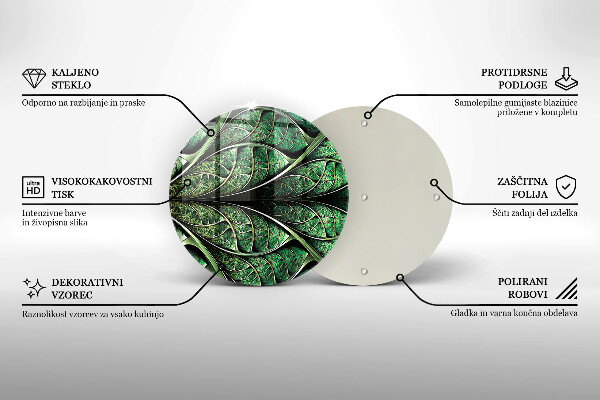 Tocător de bucătărie Structura nervurii frunzei