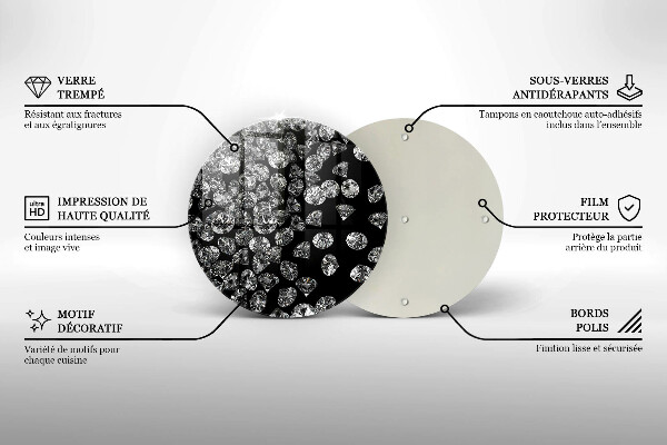 Tocător de bucătărie Diamante diamante