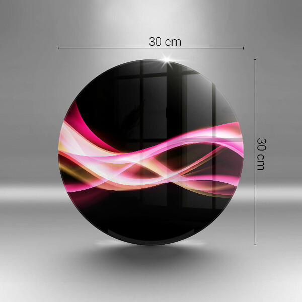 Tocător de bucătărie Fum neon abstract