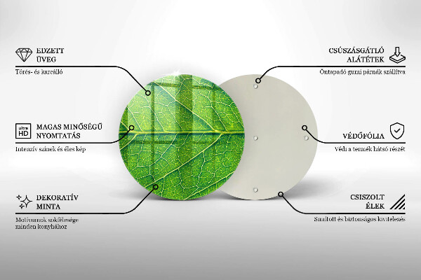 Tocător de bucătărie Venele frunzelor naturii