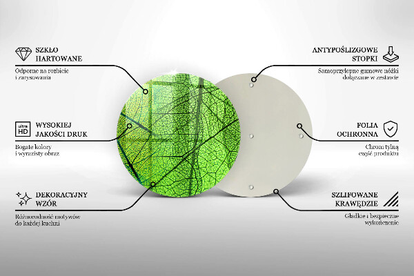 Tocător de bucătărie Venele frunzelor naturii