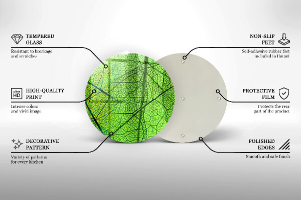 Tocător de bucătărie Venele frunzelor naturii