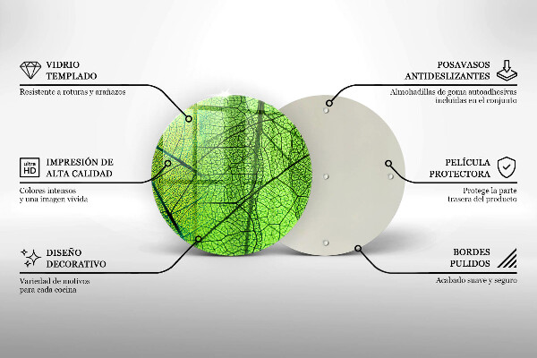 Tocător de bucătărie Venele frunzelor naturii