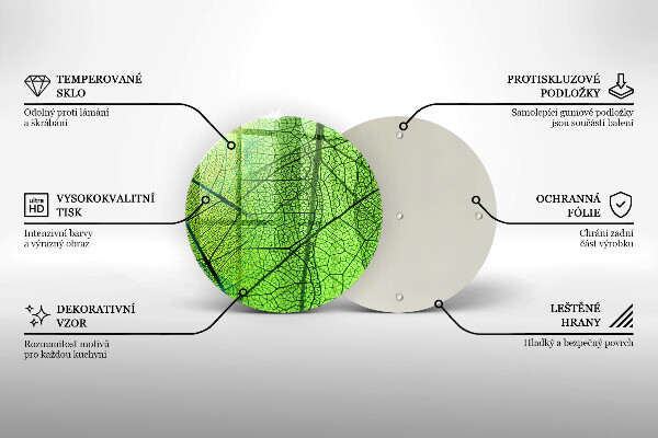 Tocător de bucătărie Venele frunzelor naturii