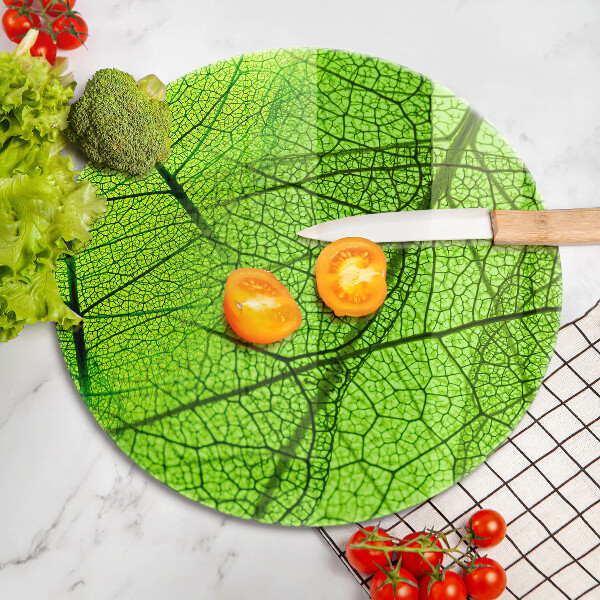 Tocător de bucătărie Venele frunzelor naturii