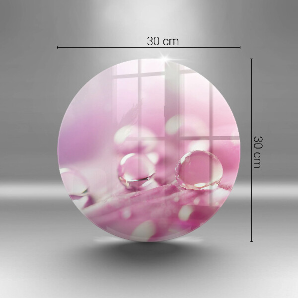 Tocător de bucătărie Petale de flori de rouă