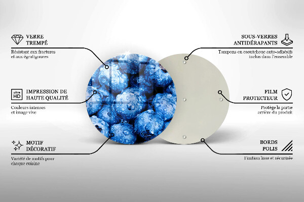 Tocător de bucătărie Afine suculente