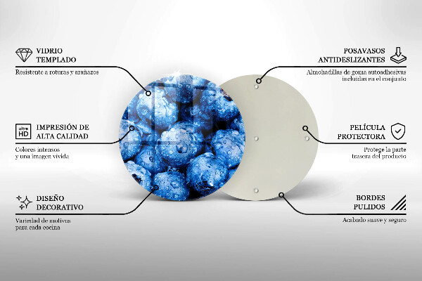 Tocător de bucătărie Afine suculente