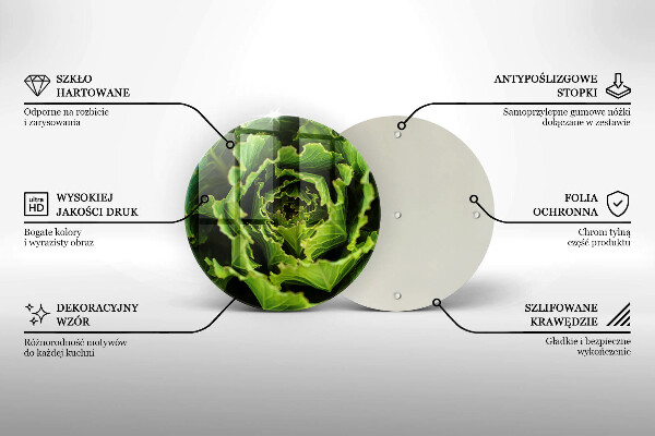 Tocător de bucătărie Mănâncă frunze de salată