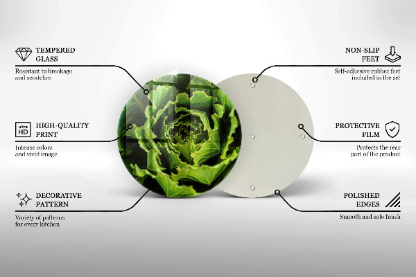 Tocător de bucătărie Mănâncă frunze de salată