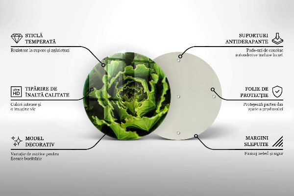 Tocător de bucătărie Mănâncă frunze de salată