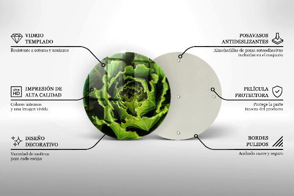 Tocător de bucătărie Mănâncă frunze de salată