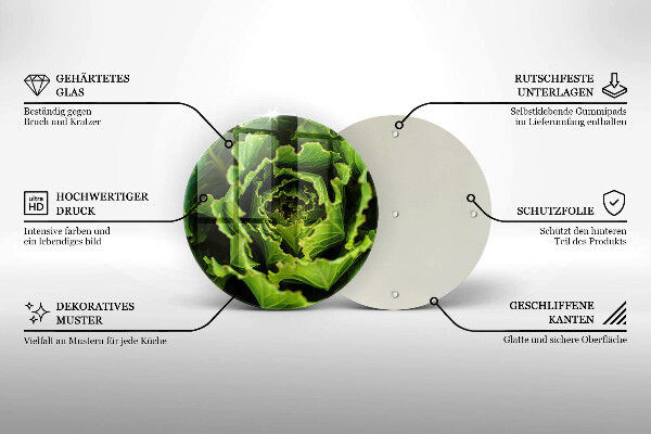 Tocător de bucătărie Mănâncă frunze de salată