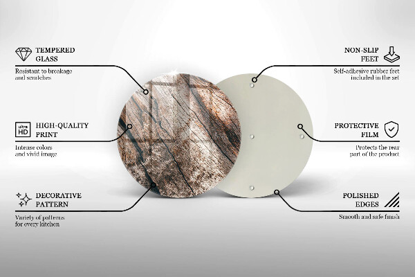 Tocător de bucătărie Structura din lemn