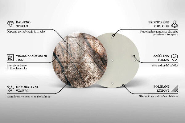 Tocător de bucătărie Structura din lemn