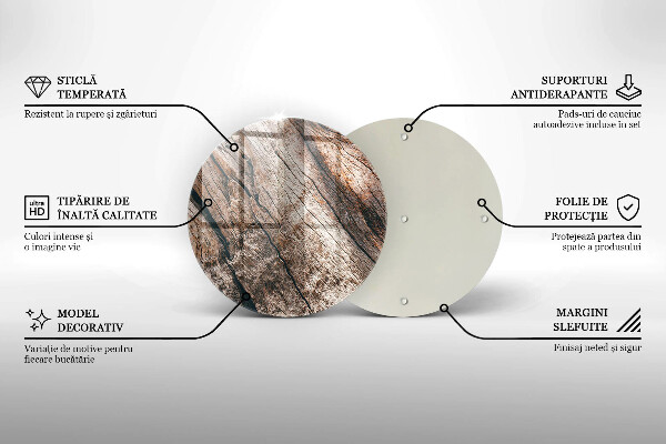 Tocător de bucătărie Structura din lemn